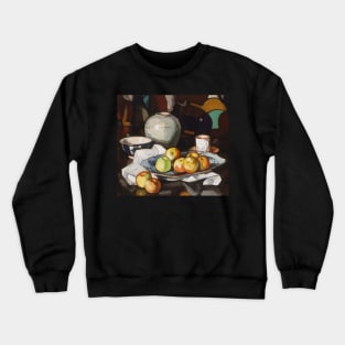 Still Life Apples and Jar by Samuel Peploe Crewneck Sweatshirt